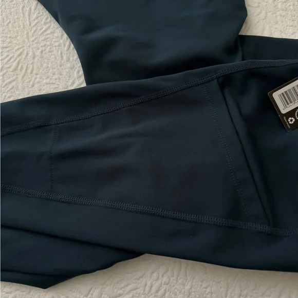 Jockey Exercise Leggings, Dark Green - Picture 1 of 5